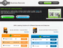 Tablet Screenshot of businessbarcode.com